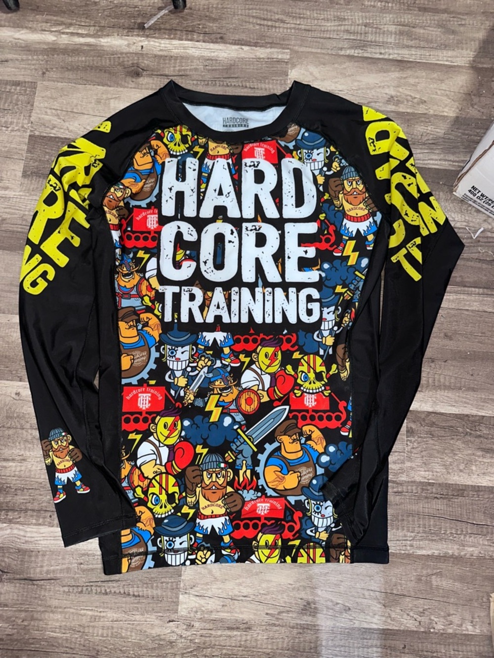 HARDCORE TRAINING Graphic Long Sleeve compression 4xl new